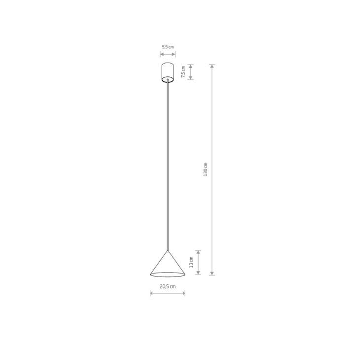 Подвесной светильник Nowodvorski 10880 Zenith S GU10 1x20W IP20 Silk Gray