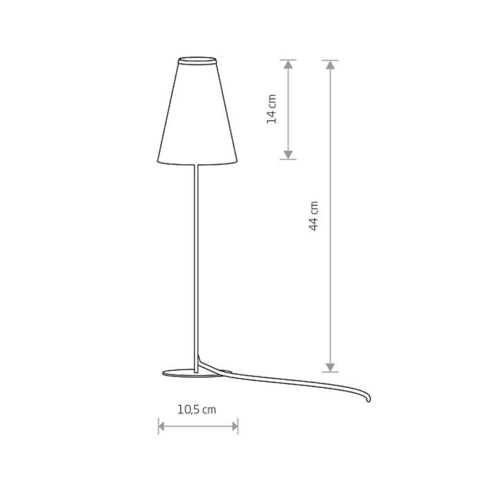 Настольная лампа Nowodvorski 8078 Trifle G9 1x10W IP20 Wh